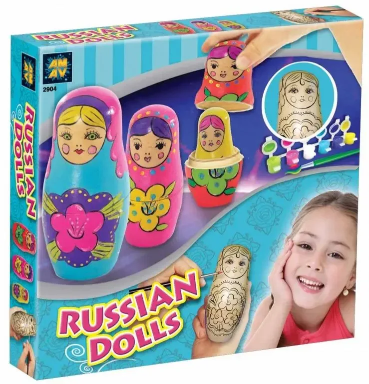 Matroesjka's schilderen - Hobbydoos