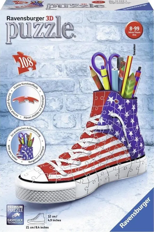 Ravensburger Sneaker American Style 3D puzzel - 108 stukjes