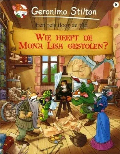 Geronimo Stilton - Wie heeft de Mona Lisa gestolen (Stripverhaal)