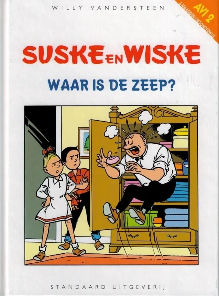 Suske en Wiske - Waar is de zeep - Leesboekje 6+ (AVI 2)