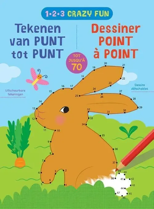 1-2-3 Crazy Fun - Tekenen van punt tot punt tot 70