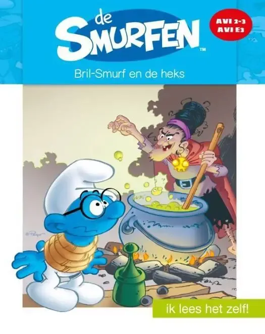 Bril-Smurf en de heks - leesboekje - AVI 2-3 - AVI E3