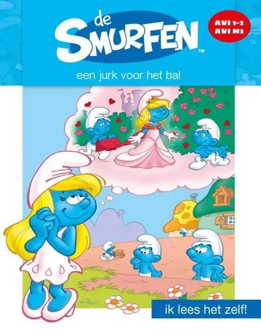De Smurfen - Een jurk voor het bal - Leesboekje AVI 1-2 - AVI M3