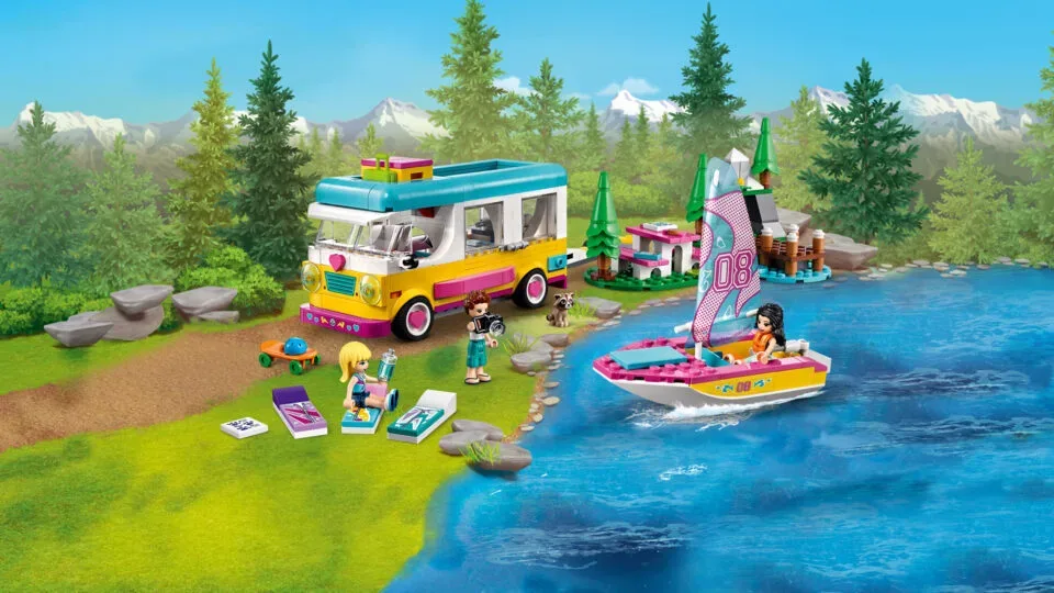 Lego Friends - Boscamper en zeilboot - 41681