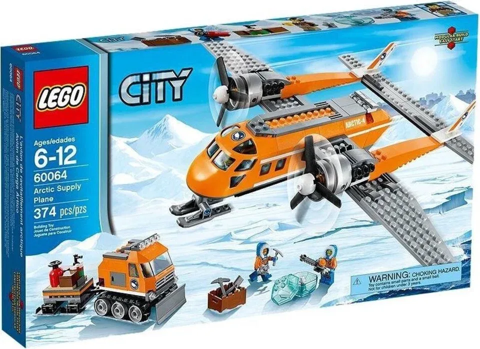 LEGO City - Arctic Bevoorradings vliegtuig - 60064