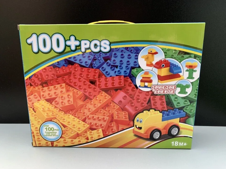 Building blocks - 100 blokjes - 100% compatibel met DUPLO