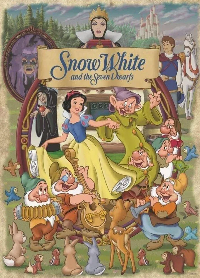 Jumbo Puzzel - Disney Classic Collection - Snow White - 1000 stukjes