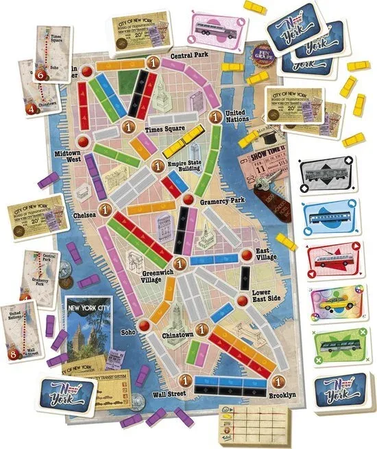 Ticket to Ride New York - Bordspel