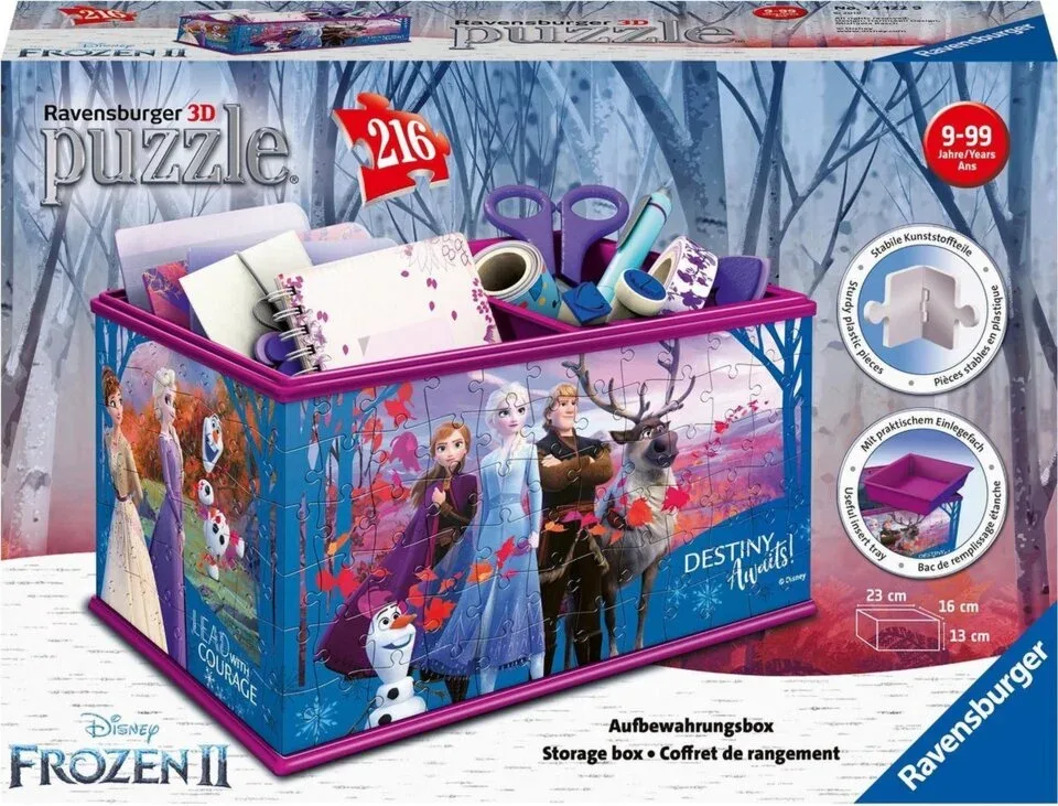 Ravensburger - 3D puzzel Disney Frozen 2 - Opbergdoos - 216 stukjes