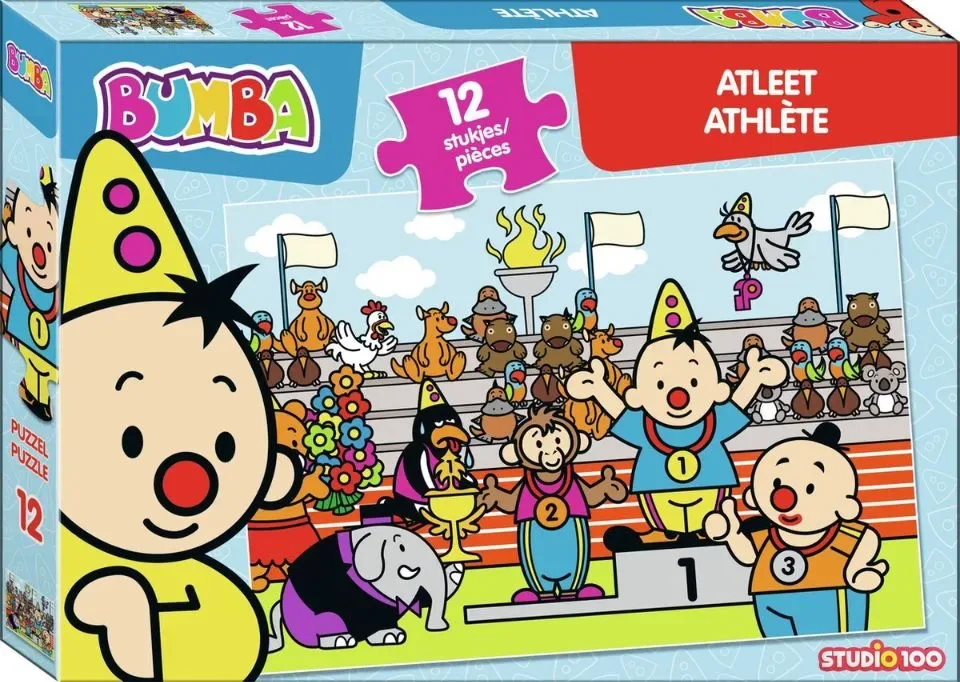 Bumba - Puzzel Atleet - 12 stukjes