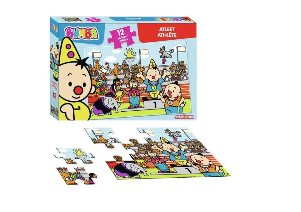 Bumba - Puzzel Atleet - 12 stukjes