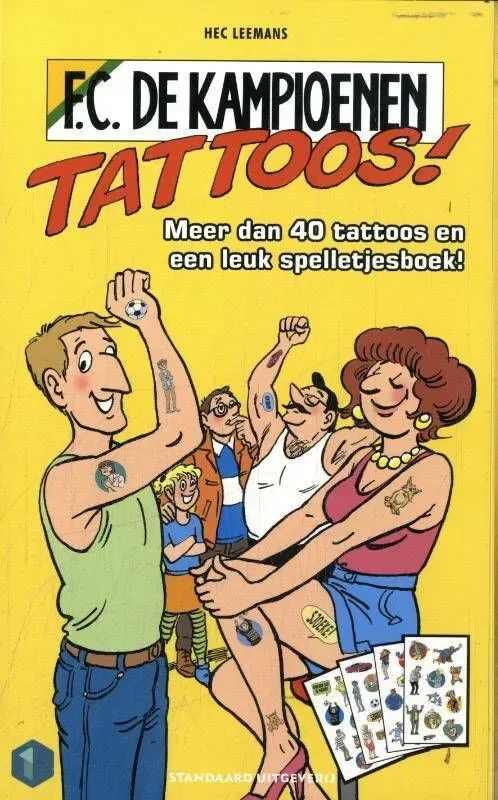 Fc de Kampioenen - Tattoos & spelletjesboek