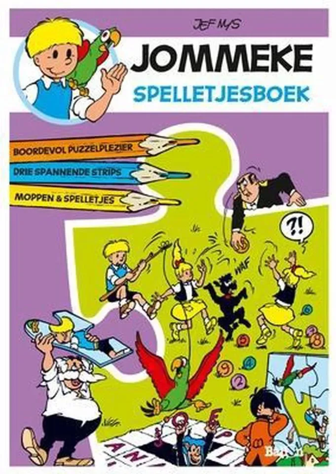 Jommeke - Spelletjesboek (3 strips, puzzels, spelletjes en moppen)