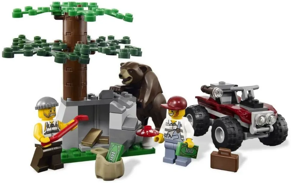 LEGO City - Bospolitiebureau - 4440
