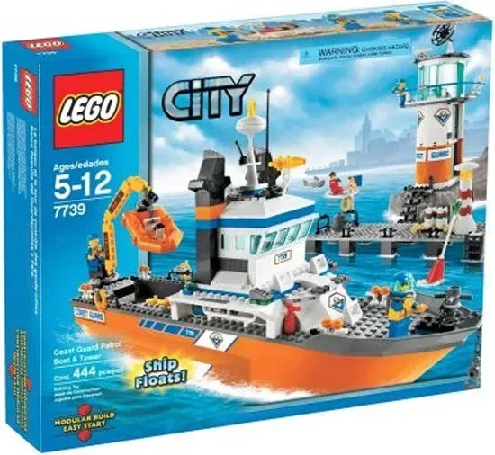 Lego city - Kustwachtpatrouille - 7739 (2de Hands Product)