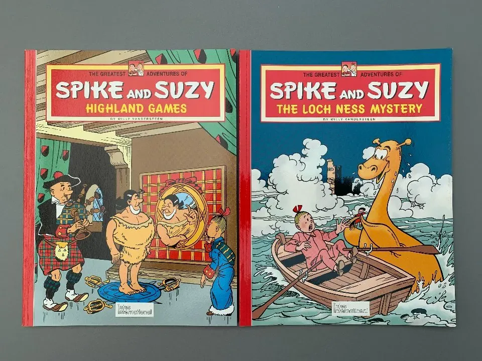 Suske en Wiske - 2 Engelstalige albums - Highland games & The Loch Ness mystery