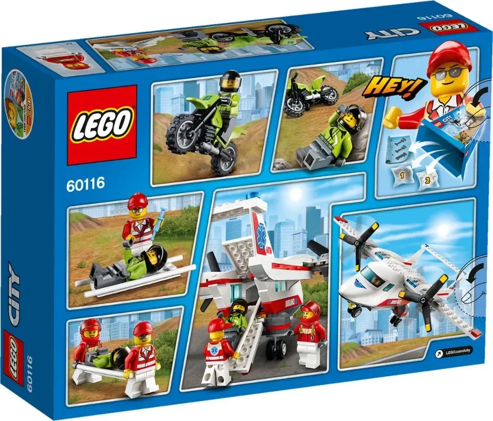 LEGO City - Ambulancevliegtuig - 60116