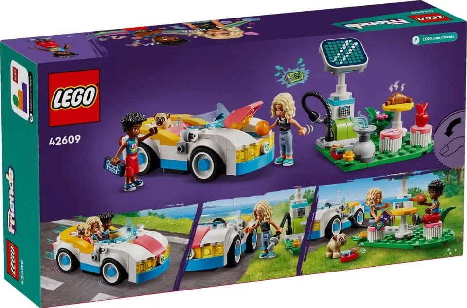 LEGO Friends - Elektrische auto en oplaadpunt - 42609