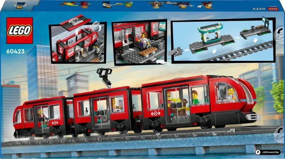 LEGO City - Stadstram en station - 60423
