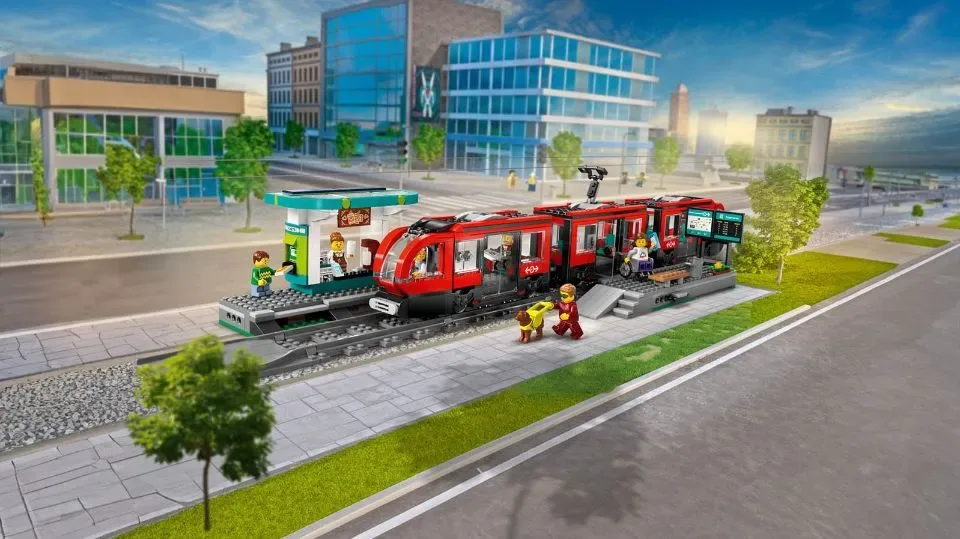 LEGO City - Stadstram en station - 60423