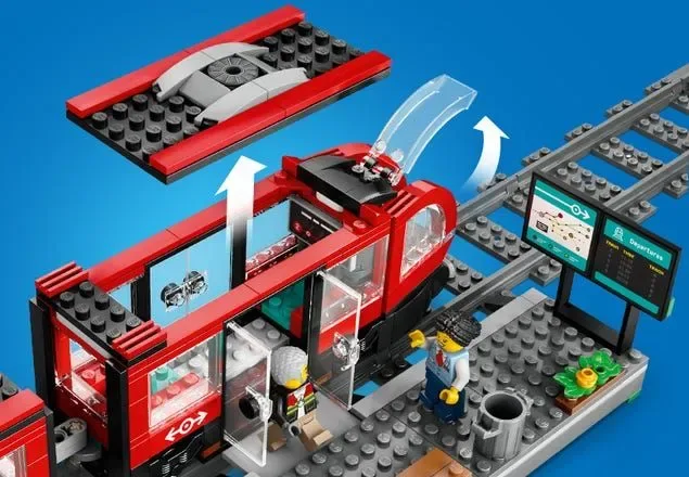 LEGO City - Stadstram en station - 60423
