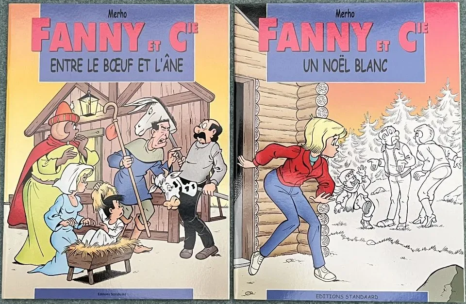 Kiekeboe - "Un Noël blanc" en "Entre le boeuf et l'ane" (2 albums in het frans)