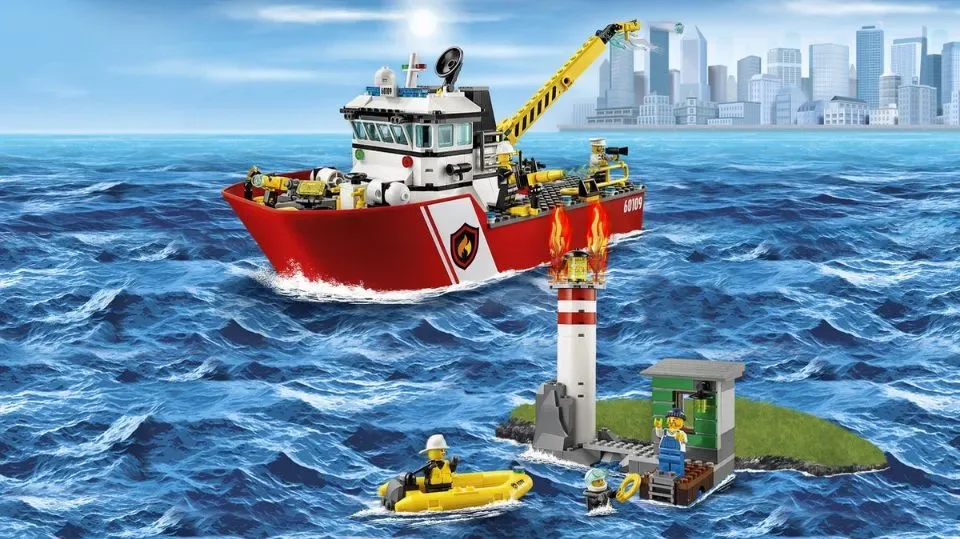 LEGO City - Brandweerboot - 60109