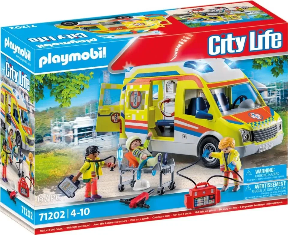 PLAYMOBIL City Action - Ziekenwagen met licht en geluid - 71149