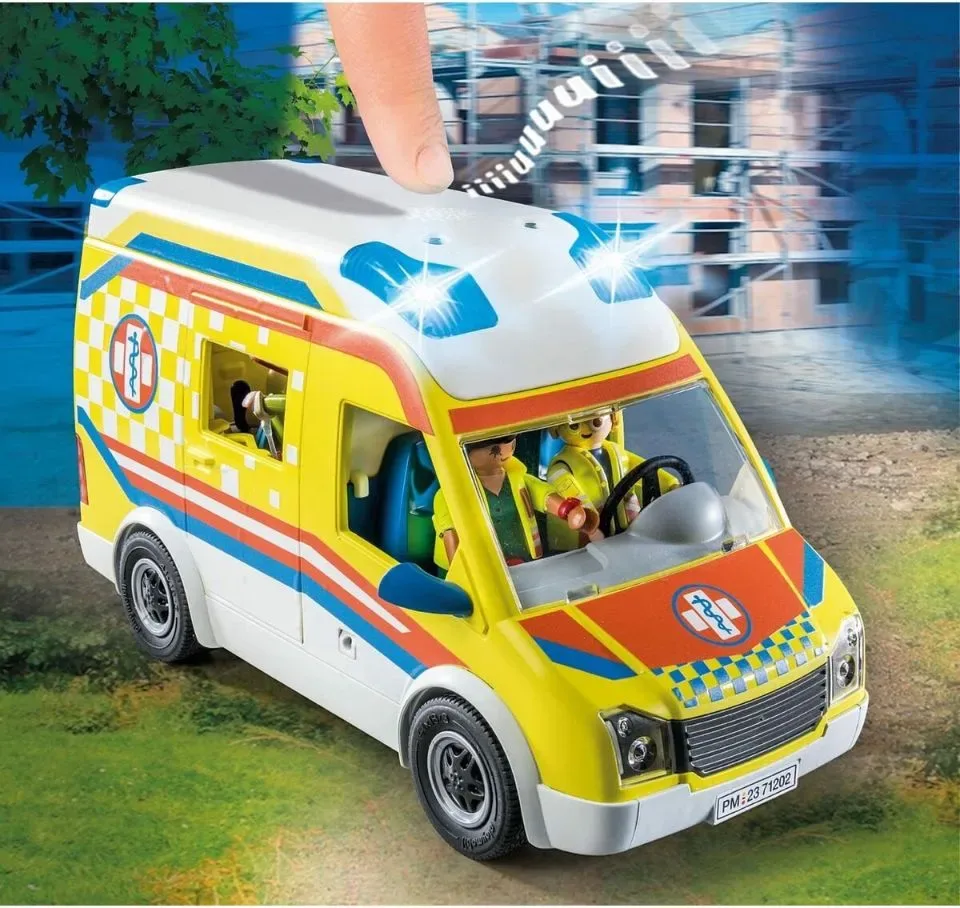 PLAYMOBIL City Action - Ziekenwagen met licht en geluid - 71149