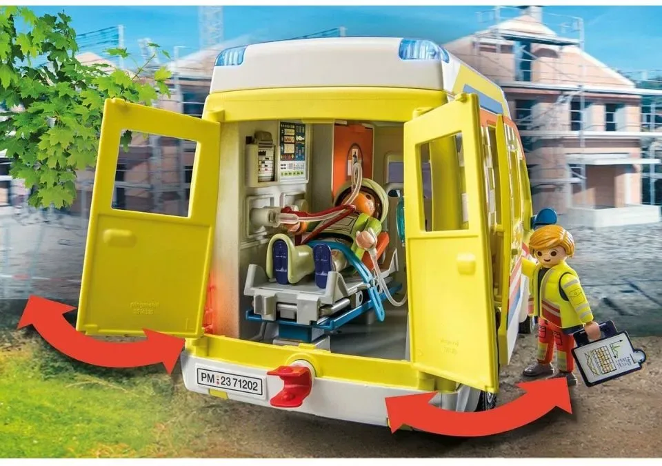 PLAYMOBIL City Action - Ziekenwagen met licht en geluid - 71149