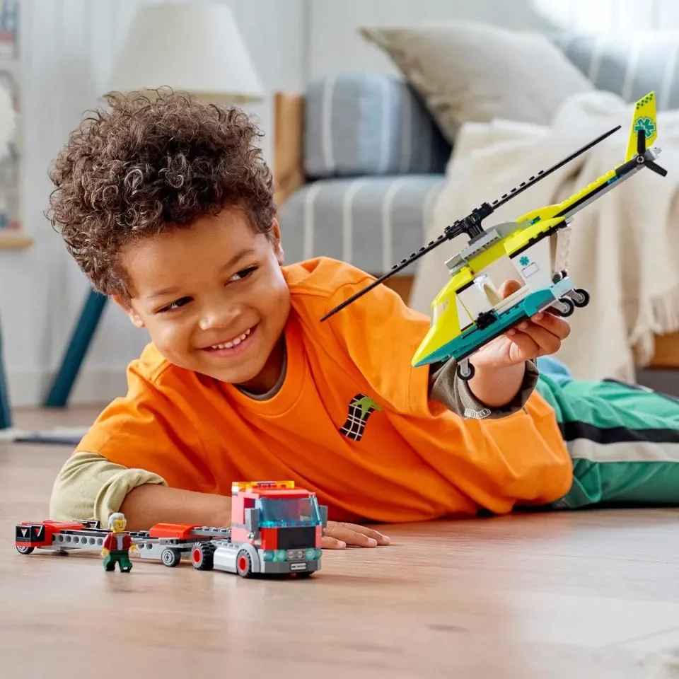 LEGO City - Reddingshelikopter Transport - 60343