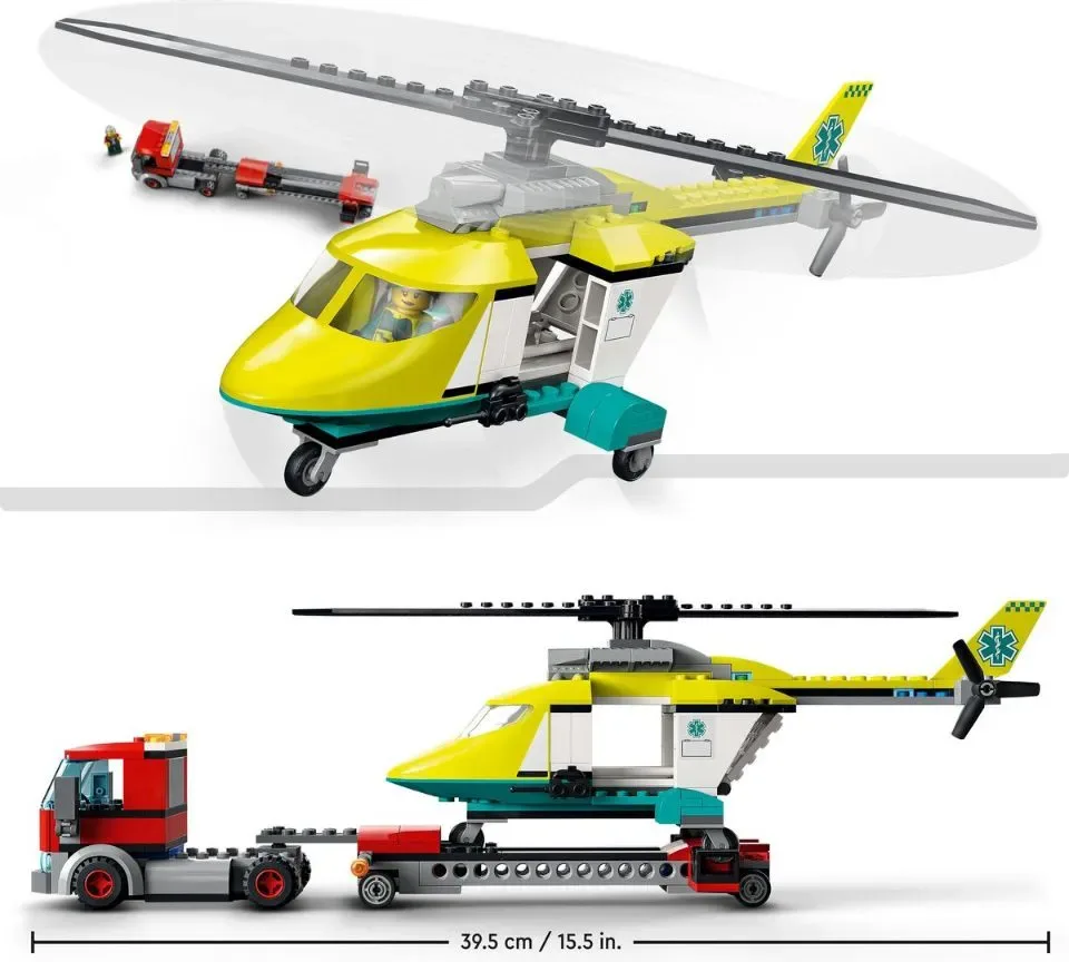 LEGO City - Reddingshelikopter Transport - 60343