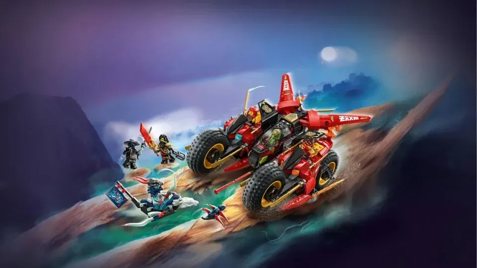 LEGO Ninjago - Ninja Strijdvoertuig 3-in-1 Speelset - 71844