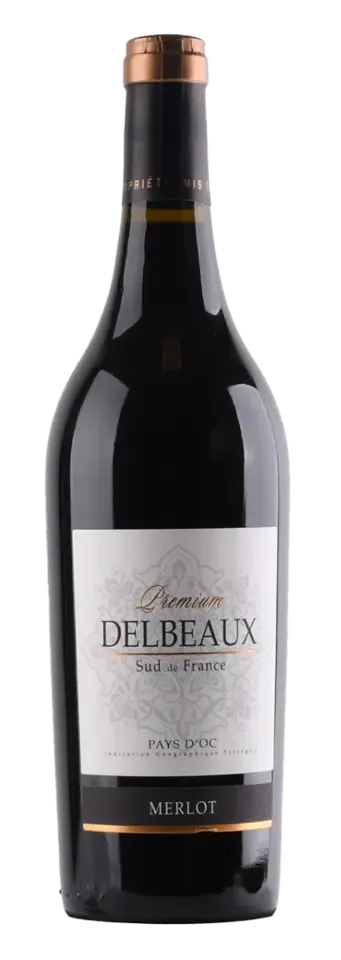 Delbeaux, Pays d'Oc IGP Premium Merlot 2022 750 ml