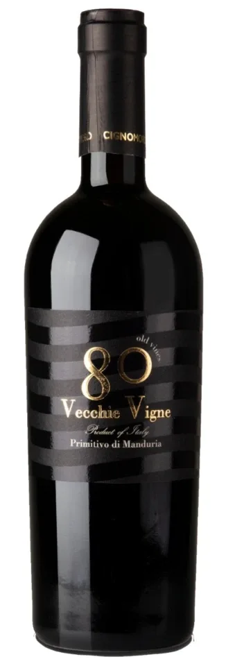 Cignomoro, Primitivo di Manduria DOP 80 Vecchie Vigne Primitivo 2021 1500 ml