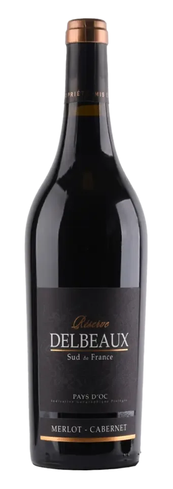 Delbeaux, Pays d'Oc IGP Réserve Merlot-Cabernet 2022 750 ml