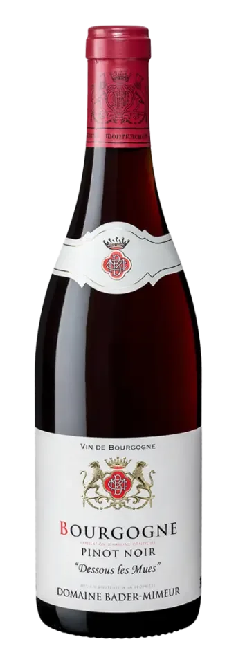 Bader-Mimeur, Bourgogne AC Pinot Noir, Dessous Mues 2021 750 ml
