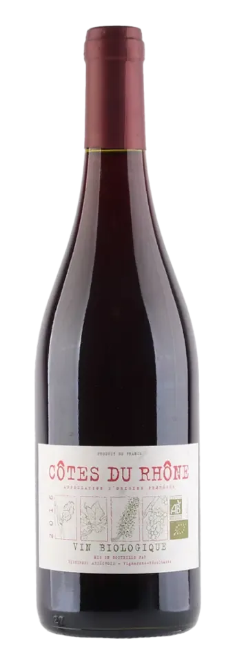 Vignerons Ardéchois, Côtes du Rhône AC   BIO 2020 750 ml