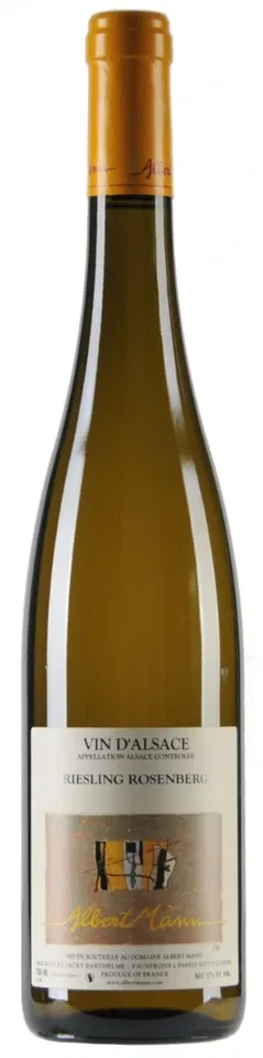 Domaine Albert Mann, Alsace AC Riesling Rosenberg  BIO 2018 750 ml