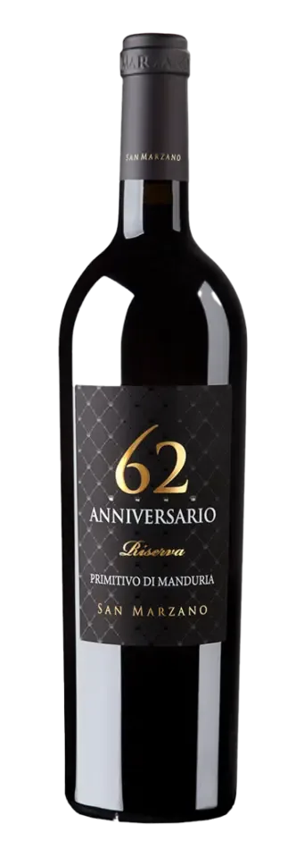 San Marzano, Primitivo di Manduria DOP Anniversario 62 Riserva 2019 750 ml
