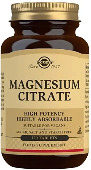 Solgar magnesium citrate 120 tab