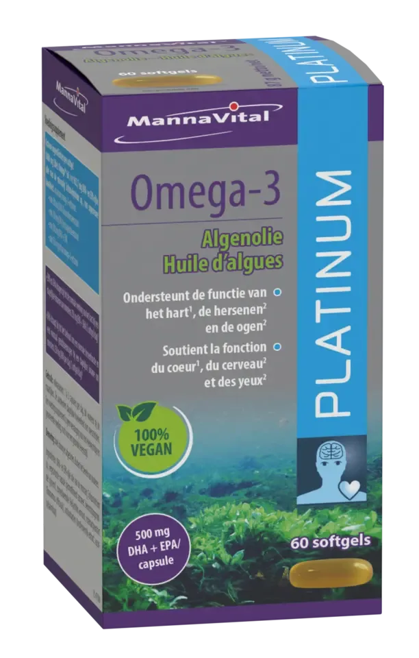 OMEGA-3 PLATINUM ALGENOLIE 500
