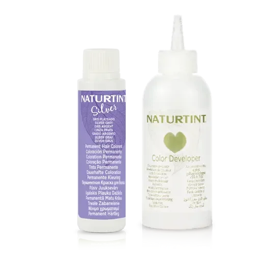 Natuurtint Silver haarverf + silver shampoo