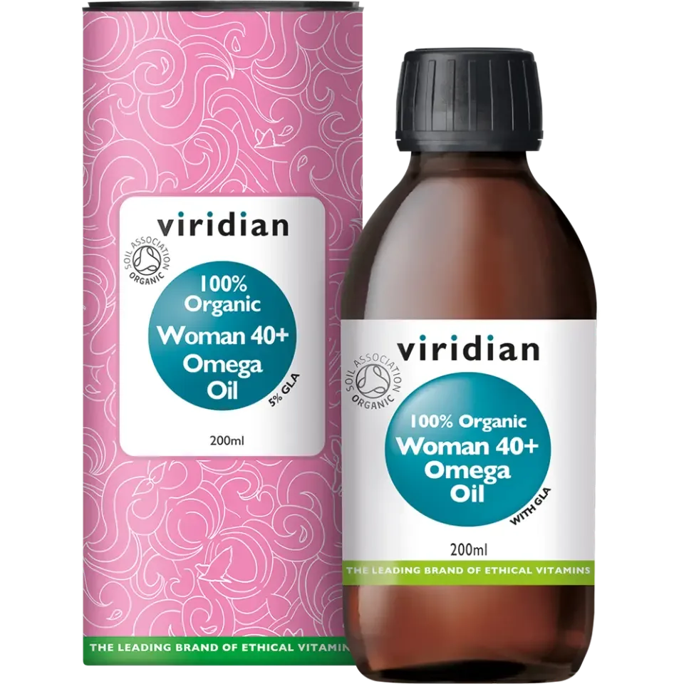 Viridian Organic Woman 40 + Omega oil 200 ml