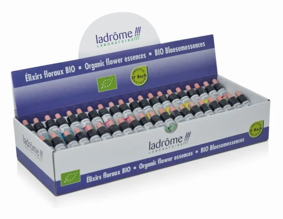 Volledige set Bach Bloesems La Drome Laboratoire met beslissingsrad