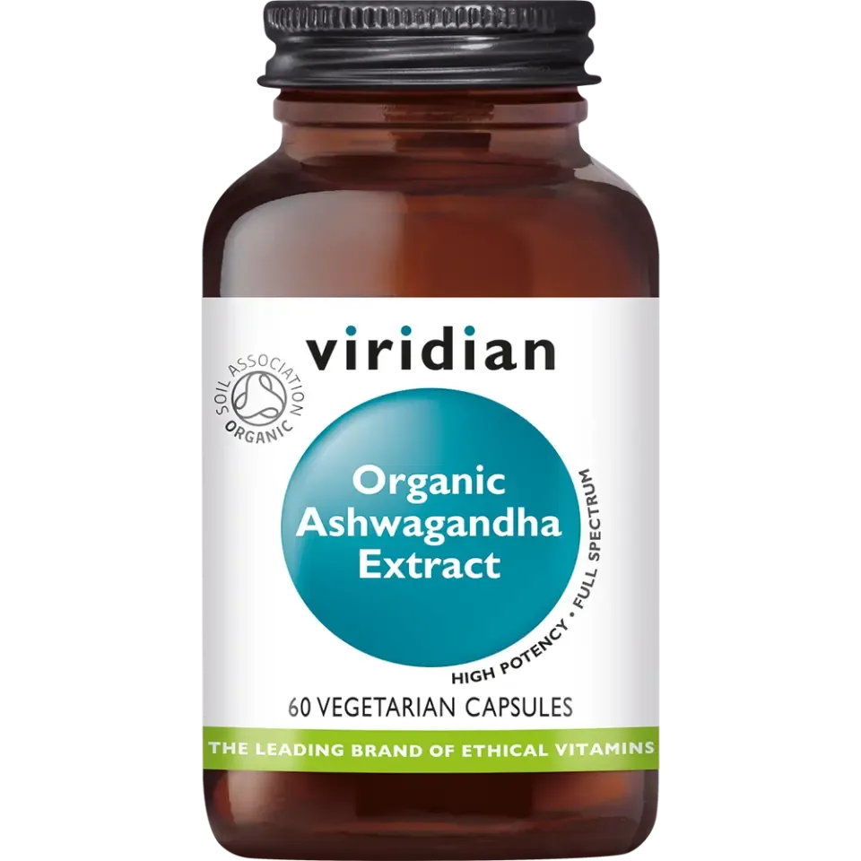 Viridian Organic Ashwaganda extract 60 caps