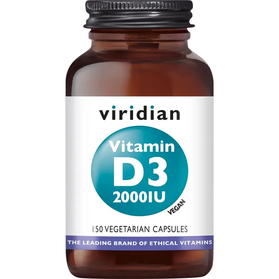 Viridian Vitamine D 3 2000  IU 150 caps