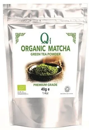 Qi thee fairtrade Matcha poeder 3 x 40 g