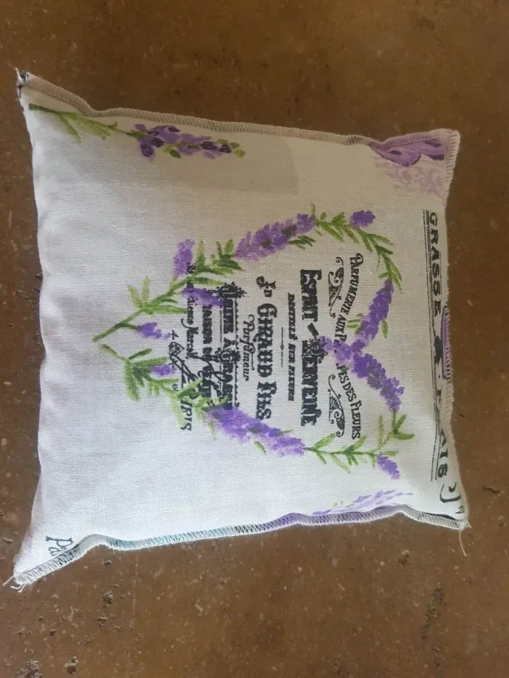 Lavendelzakje groot met etherische olie van lavendel