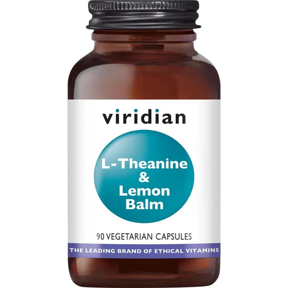 Viridian  L-Theanine and Lemon Balm plant. caps  90 caps